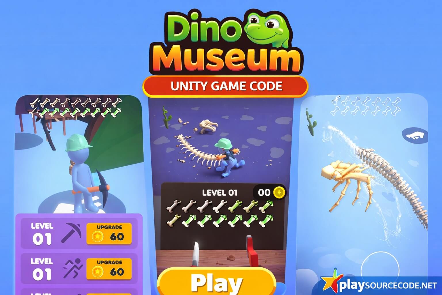 Dino Museum Game Buy Unity Game Source Code
