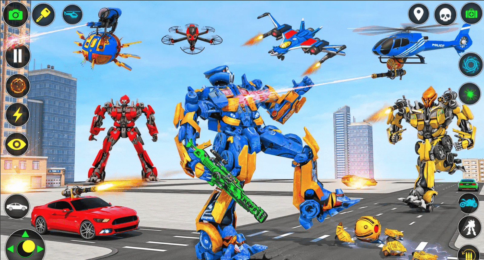Dino Robot Transformation Game