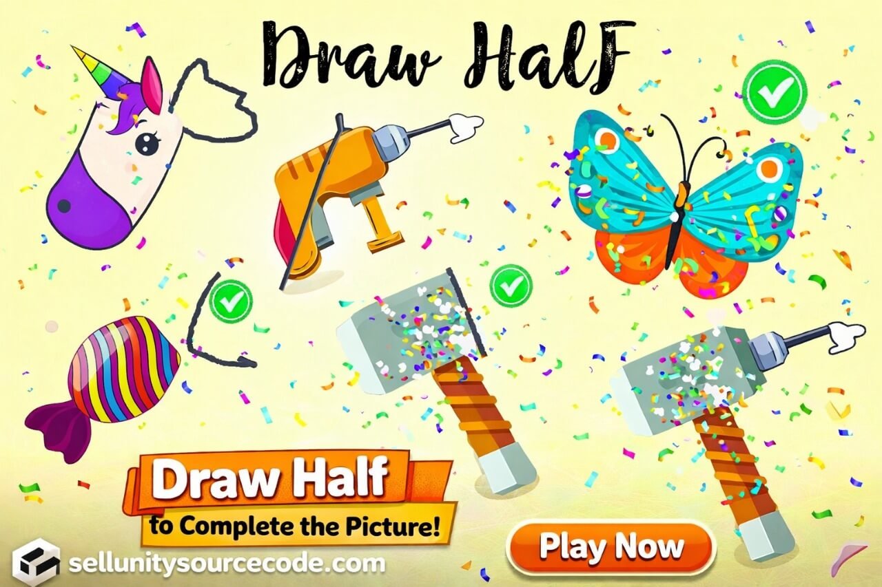 Draw Half SellUnitySourceCode