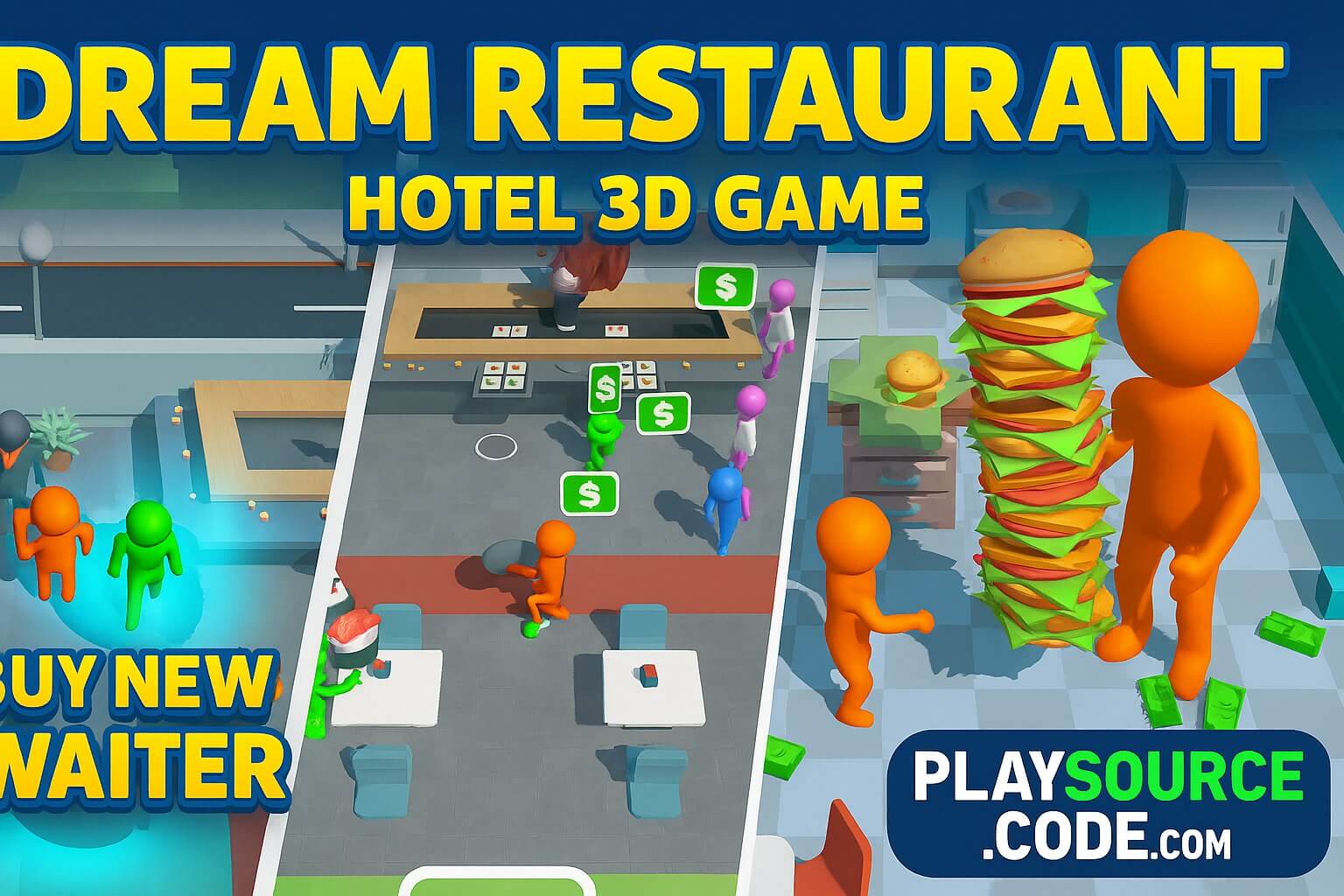 Dream Restaurant Hotel 3d Game Unity Game