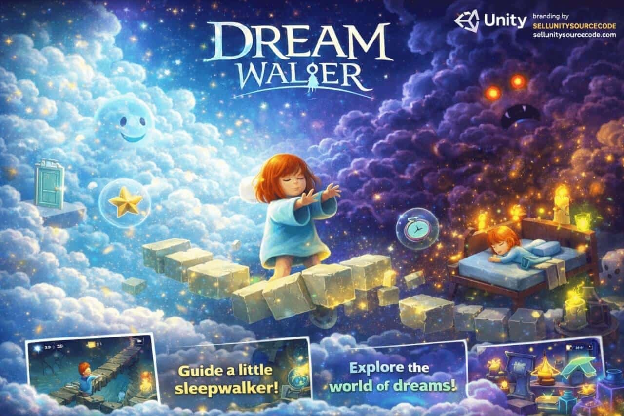 Dream Walker: Puzzle Runner Adventure Game