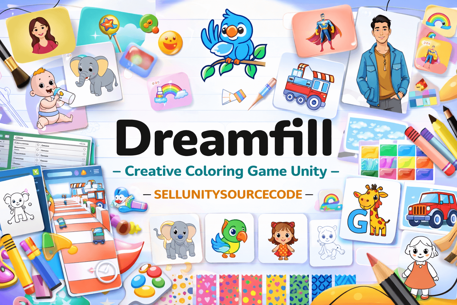 Dreamfill – Creative Coloring Game Unity