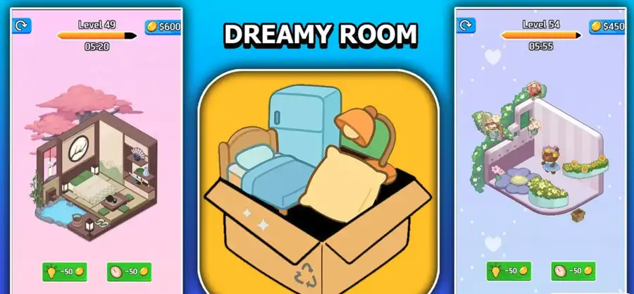 Dreamy Room Decor Life Game Sell Unity Source Code 