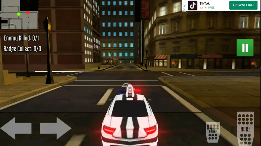 Drive Police Car Gangsters Chase : Free Games SellUnitySourceCode