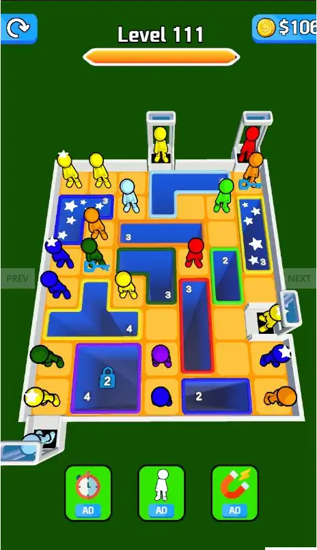 Drop People 3D Hole Puzzle Game Unity Source Code screenshot 3