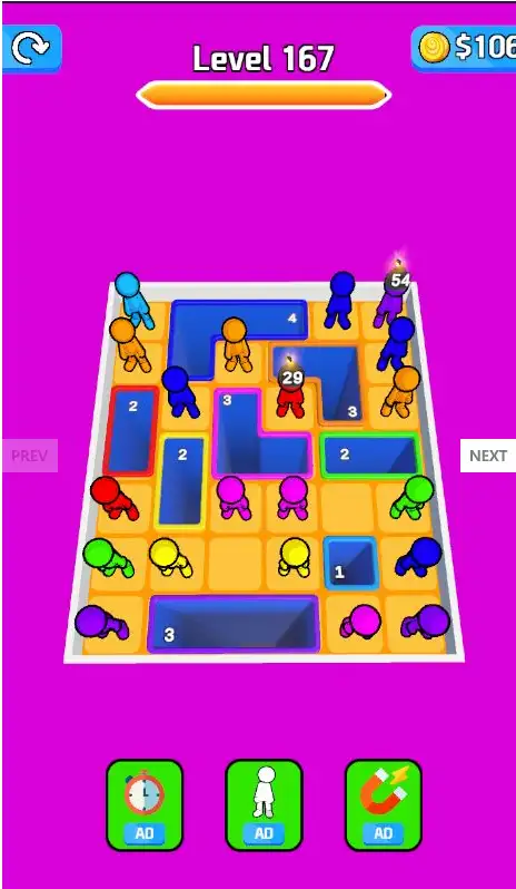 Drop People 3D Hole Puzzle Game Unity Source Code screenshot 4