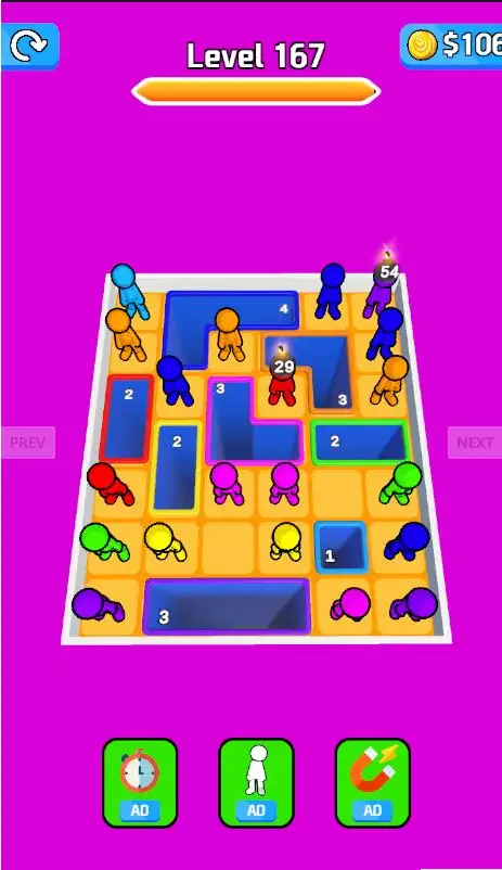 Drop People 3D Hole Puzzle Game Unity Source Code screenshot 5