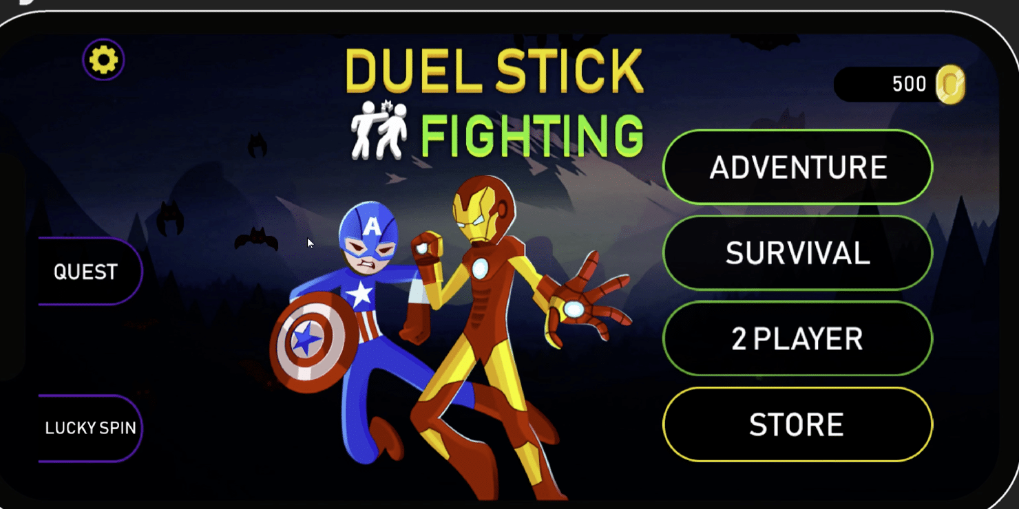 Duel Stick Fighting – Unity Source Code screenshot 4
