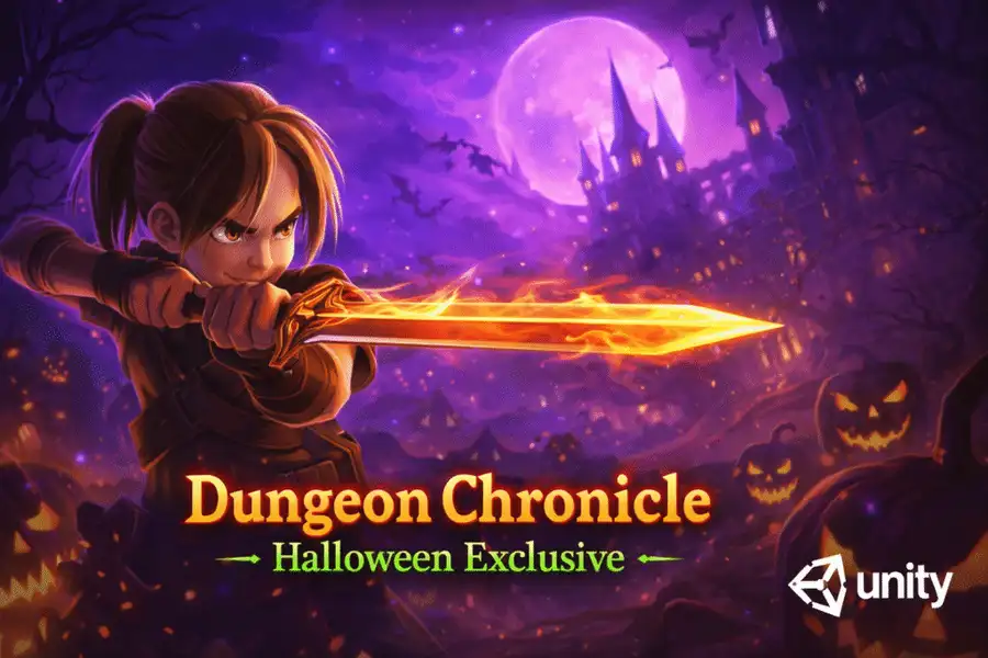 Dungeon Chronicle: Halloween Exclusive – Infinite Dungeon Crawler Unity Source Code screenshot 2