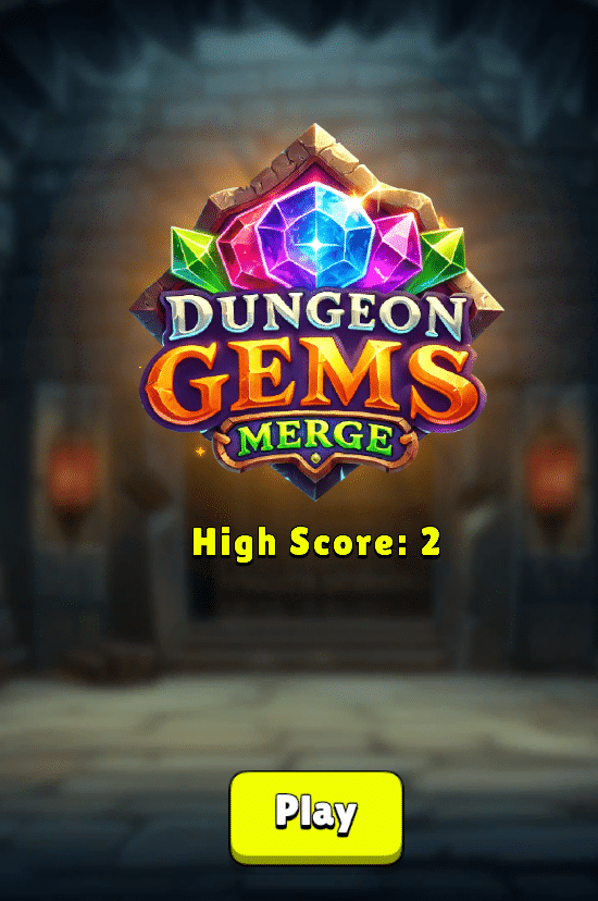 Dungeon Gems Merge Unity Template Project screenshot 2