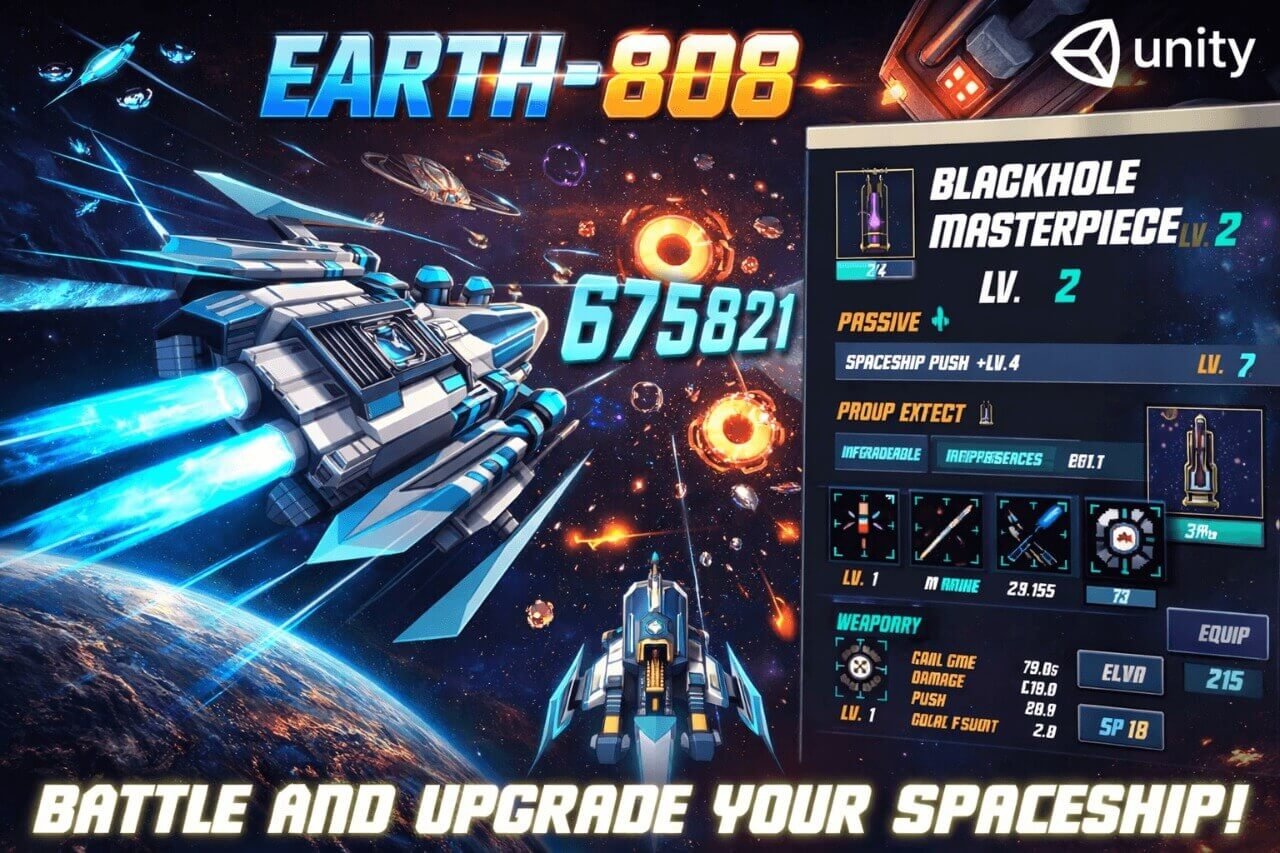 Earth-808: Space Survival Game Source Code