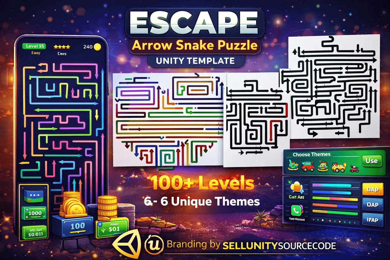 Escape – Arrow Snake Puzzle (MultiTech Escape)
