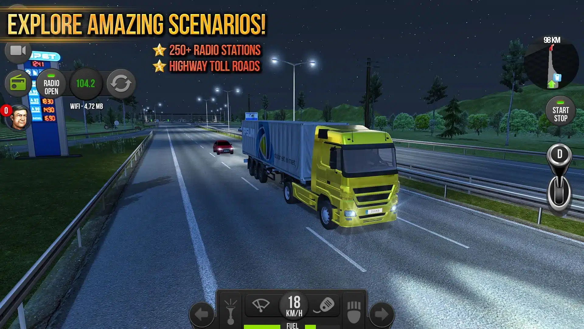 European Truck Simulator Game Template – Unity Source Code Ready Project screenshot 4