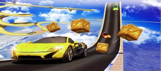 Extreme Mega Ramp Stunt Car Racing : Impossible Track Stunt SellUnitySourceCode