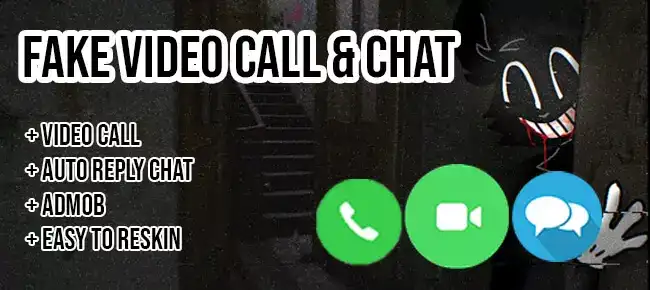 Fake Video Call & Fake Chat & Cartoon Cat SellUnitySourceCode