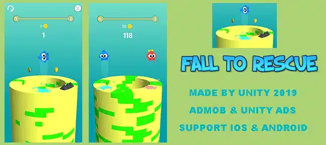 Fall To Rescue. SellUnitySourceCode