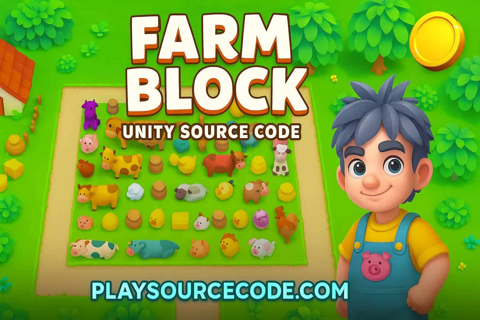 Farm Block Unity SourceCode