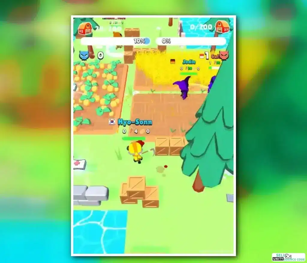 Farm Brawl King: Action Arena Edition – SellUnitySourceCode.com screenshot 5
