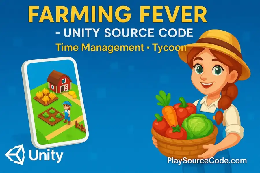 Farming Fever Farming Game – Unity Source Code