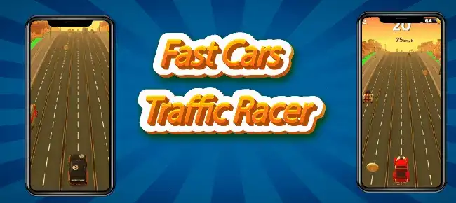  Fast Cars Traffic Racer Infinite Runner 2021 SellUnitySourceCode 