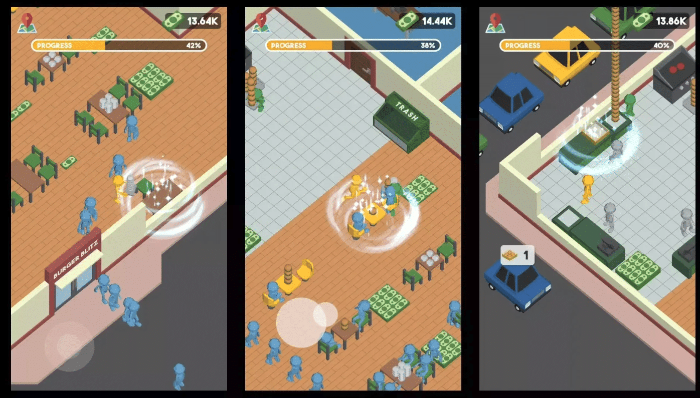 Fast Food Rush – Hyper Casual Restaurant Managemen SellUnitySourceCode screenshot 3