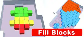 Fill cubes – Trending Hyper Casual Game SellUnitySourceCode