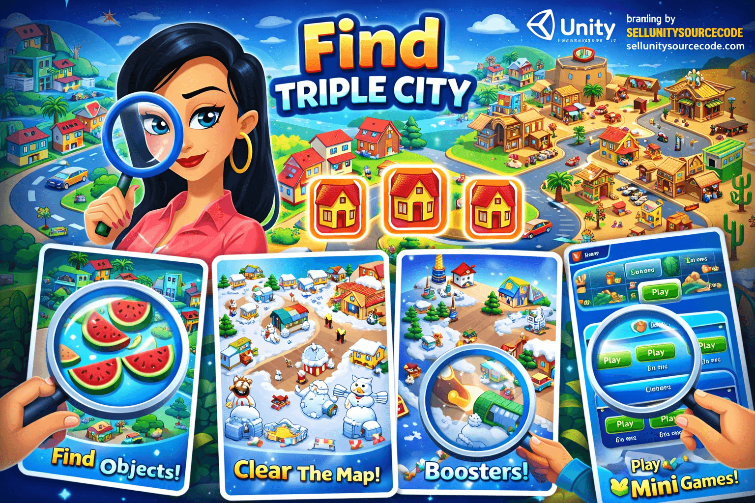 Find Triple City – Hidden Object Puzzle Adventure