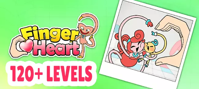 Finger Heart: Monster Refill -120+ Levels – Puzzle SellUnitySourceCode