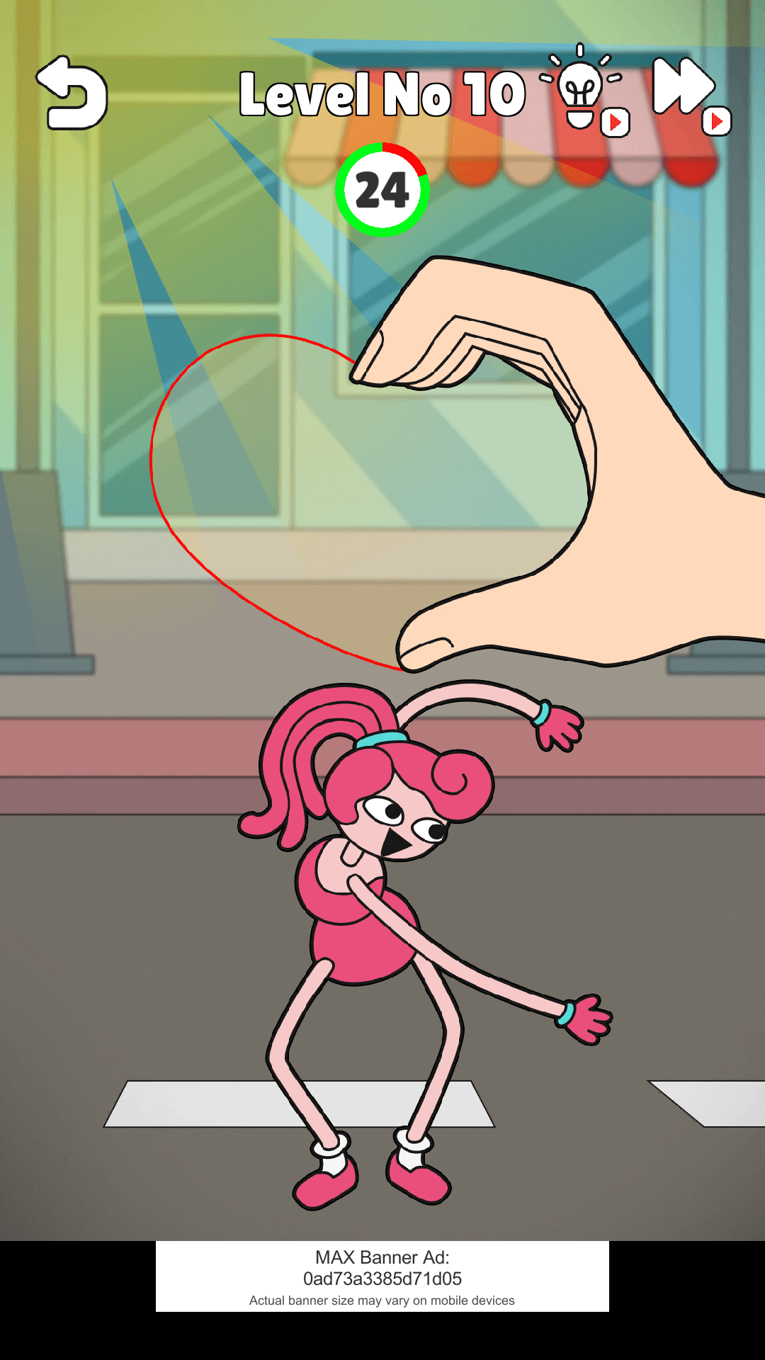 Finger Heart: Monster Refill -120+ Levels Unity Game screenshot 3