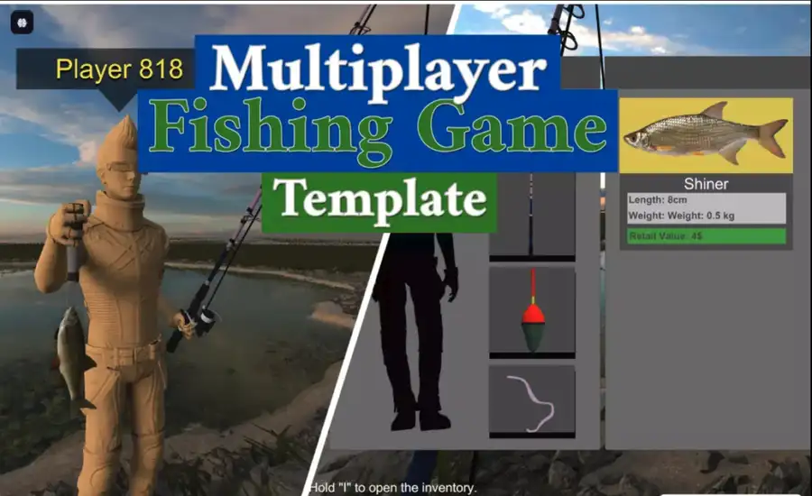 Fishing Game Multiplayer Template SellUnitySourceCode