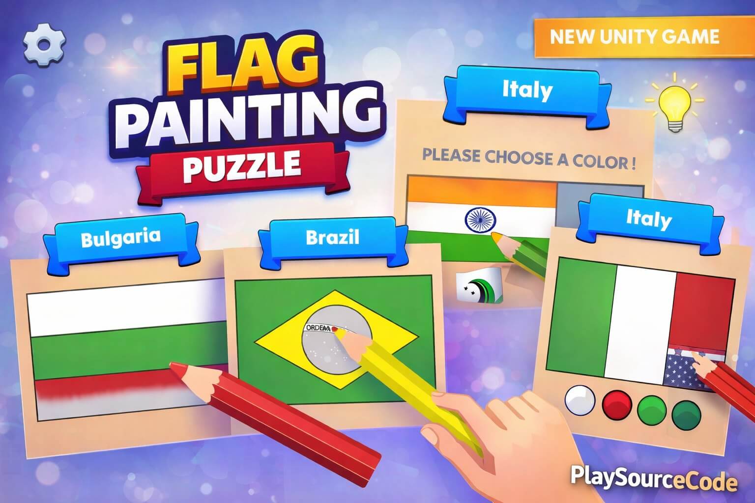 Flag Painting Puzzle Unity Code