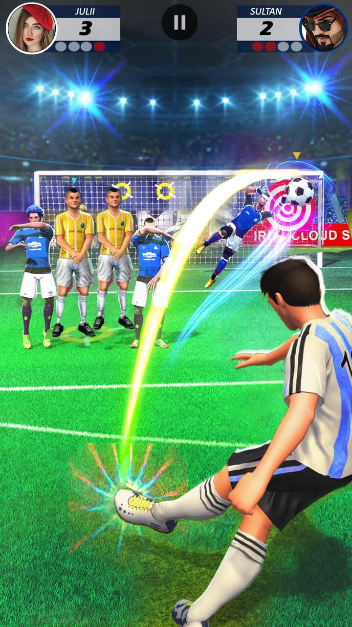 Flick Football Game Soccer Unity Source Code screenshot 2
