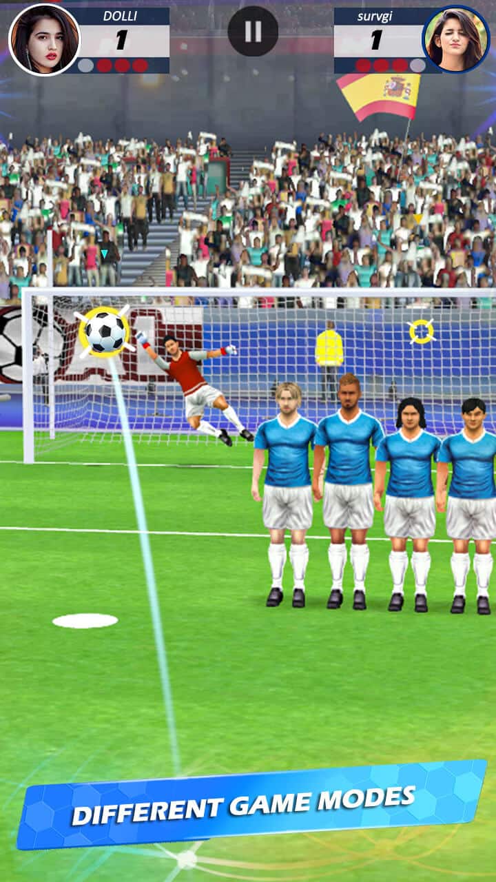 Flick Football Game Soccer Unity Source Code screenshot 3