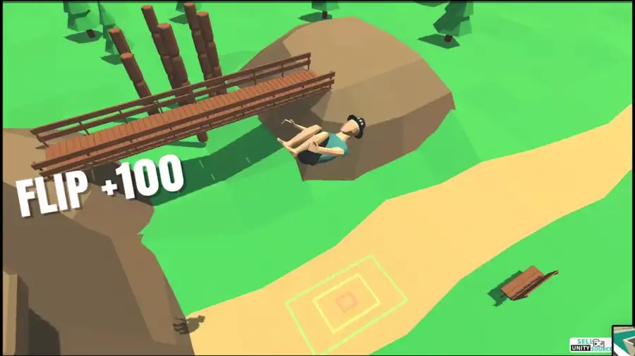 Flip Trickster - Parkour Simulator SellUnitySourceCode  screenshot 5