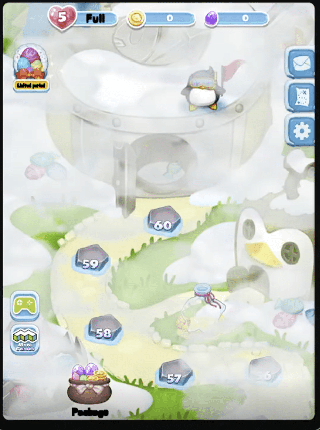 Flying Penguin Match-3 RPG – Unity Source Code screenshot 2