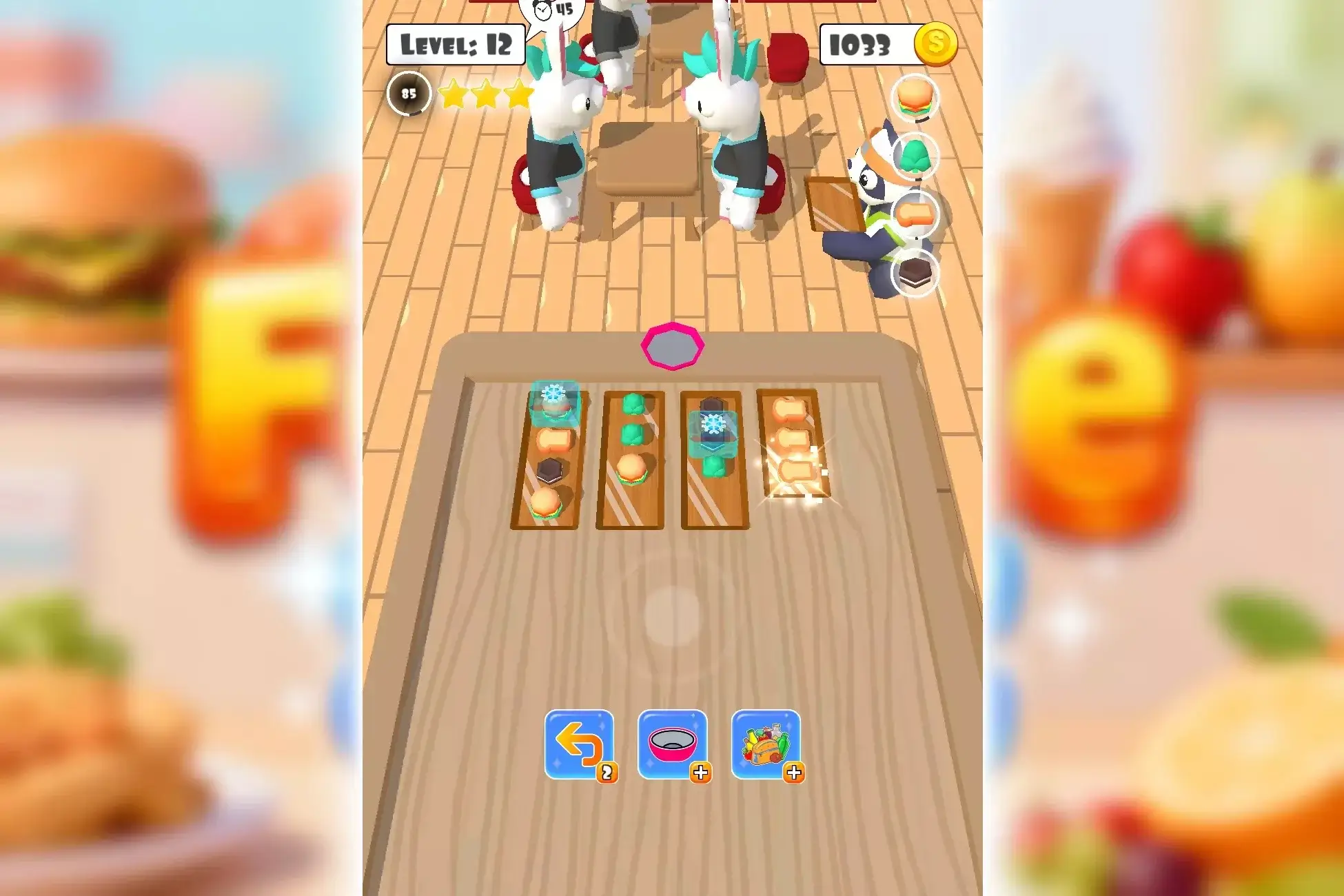 Foodie Sort Hyper Casual Puzzle – Complete Unity Game Project screenshot 5