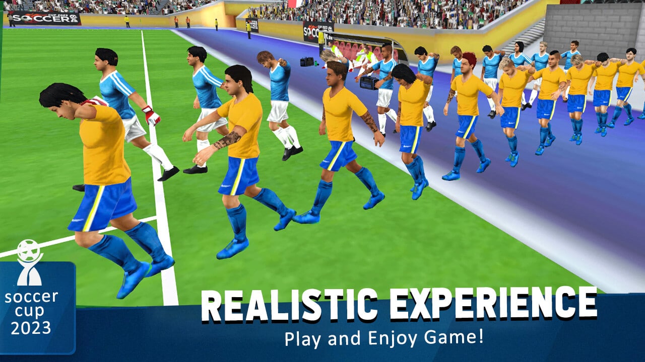 Football Game 2023 Soccer Unity Game Code screenshot 3