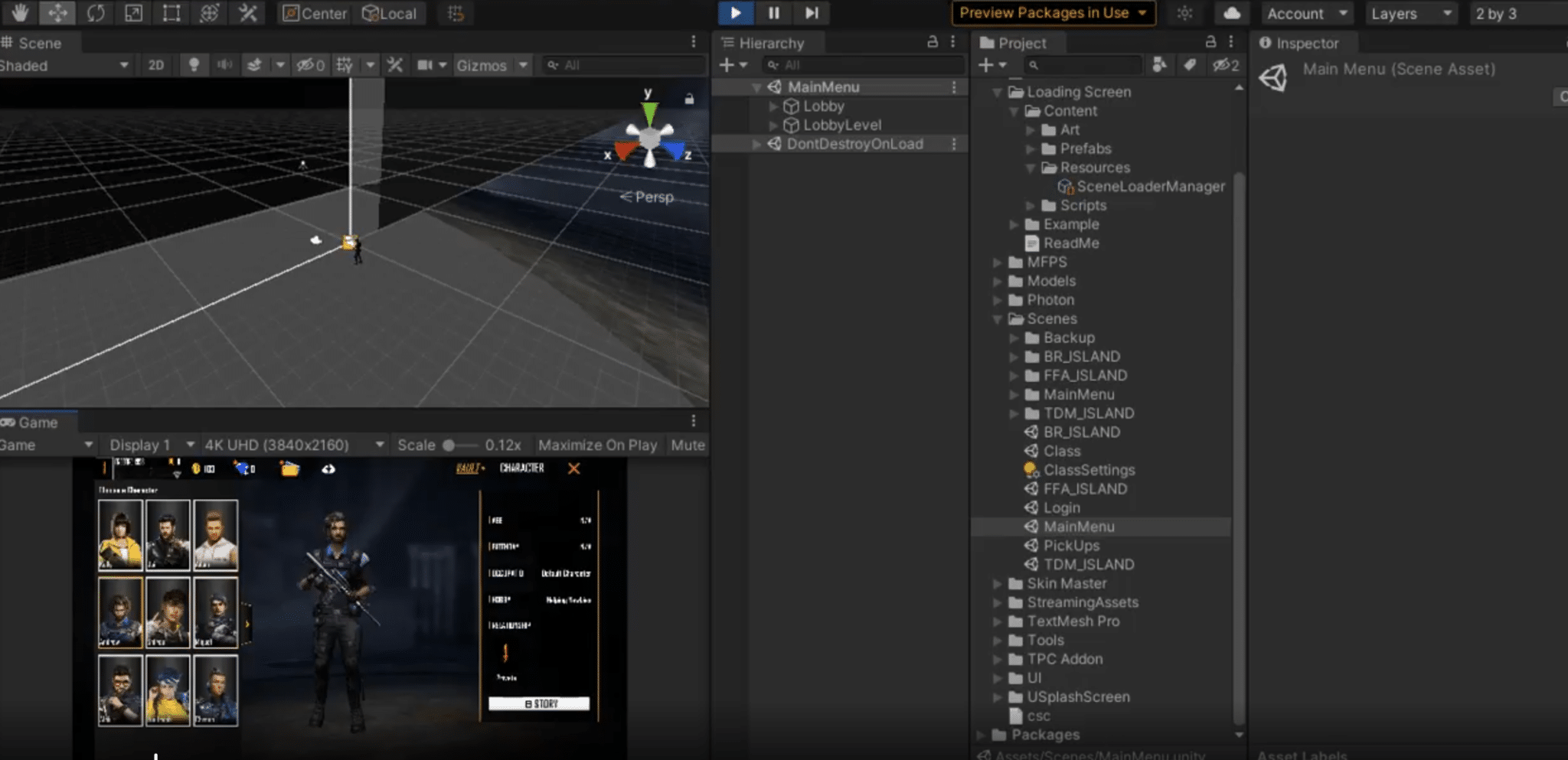 FreeFire Clone: Online Multiplayer Game with Web-Based Login System screenshot 3