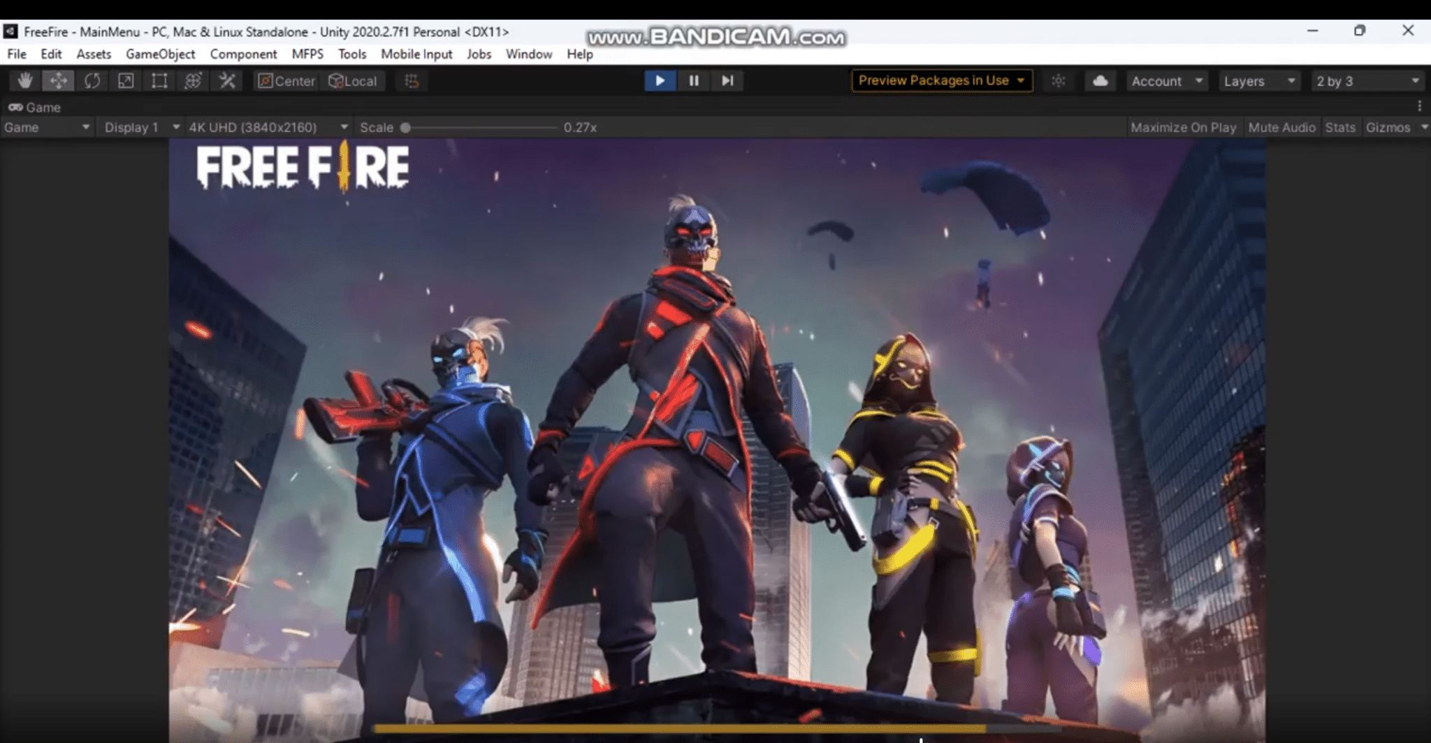 FreeFire Clone: Online Multiplayer Game with Web-Based Login System screenshot 5