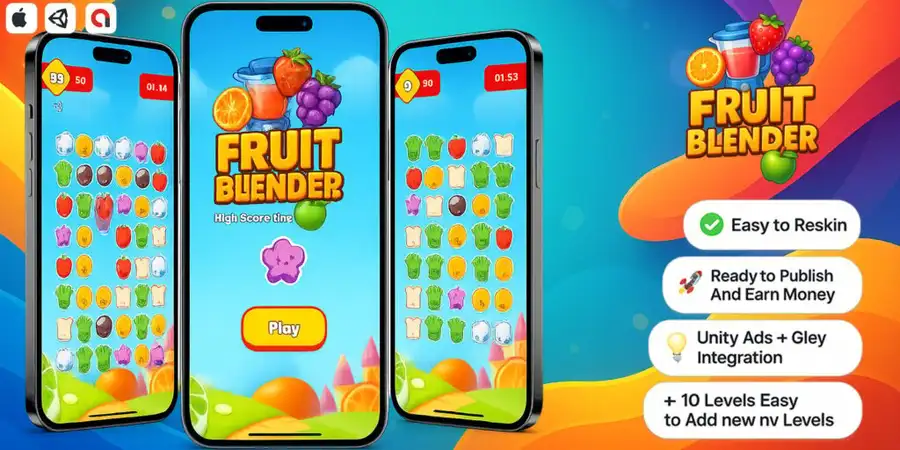Fruit Blender – Reflection Mobile Unity Game