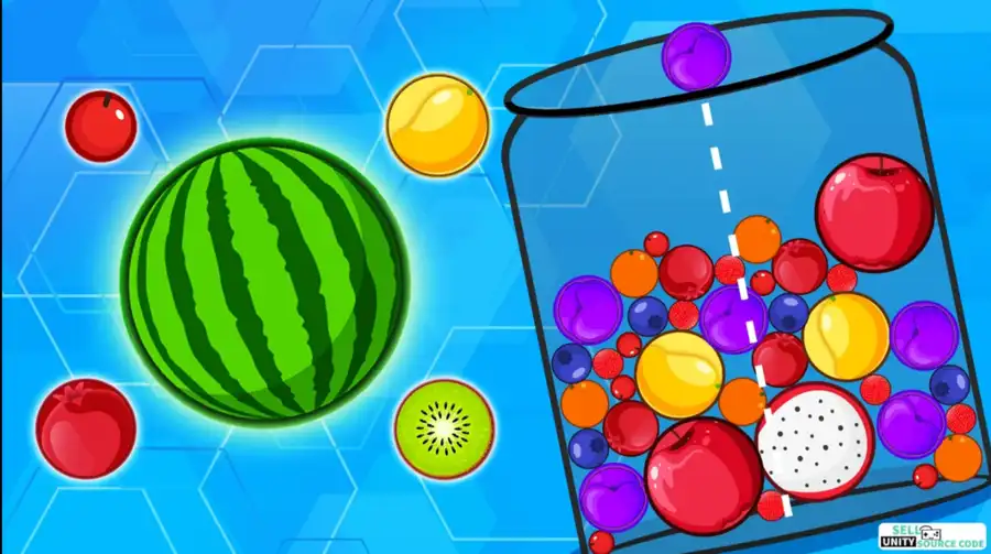 Fruit Flow Melon Merge SellUnitySourceCode screenshot 3