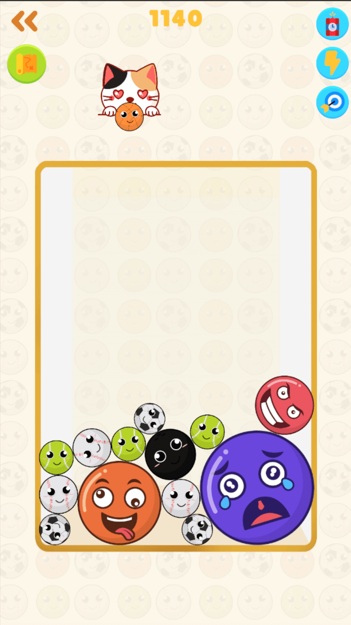 Fruit Merge Drop Puzzle Unity Game screenshot 2