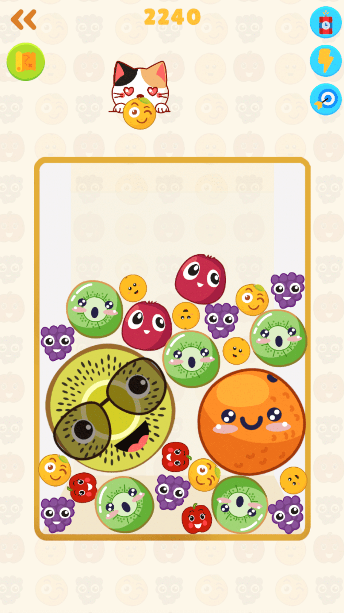 Fruit Merge Drop Puzzle Unity Game screenshot 4