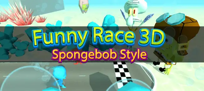 Funny Spongebob Racer 3D SellUnitySourceCode 