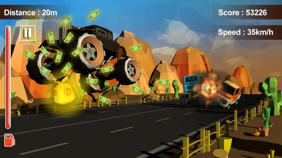 Furious Road : Asphalt Surfers complete game + 3D SellUnitySourceCode screenshot 4