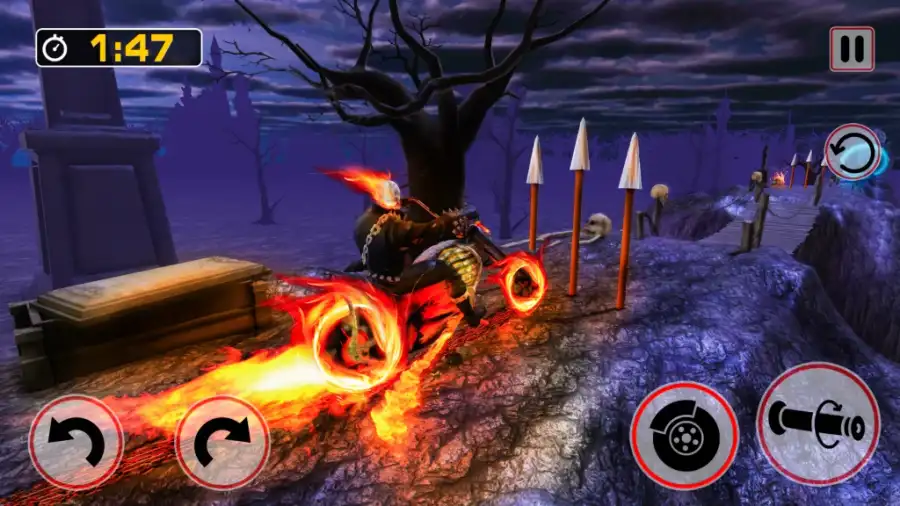 Ghost Bike Rider Simulator 3D SellUnitySourceCode screenshot 4