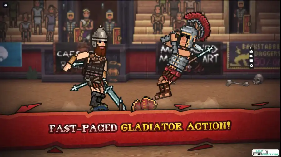 Gladihoppers - Gladiator Fight SellUnitySourceCode screenshot 4