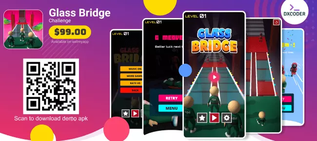 Glass Bridge Challenge | Trending game SellUnitySourceCode
