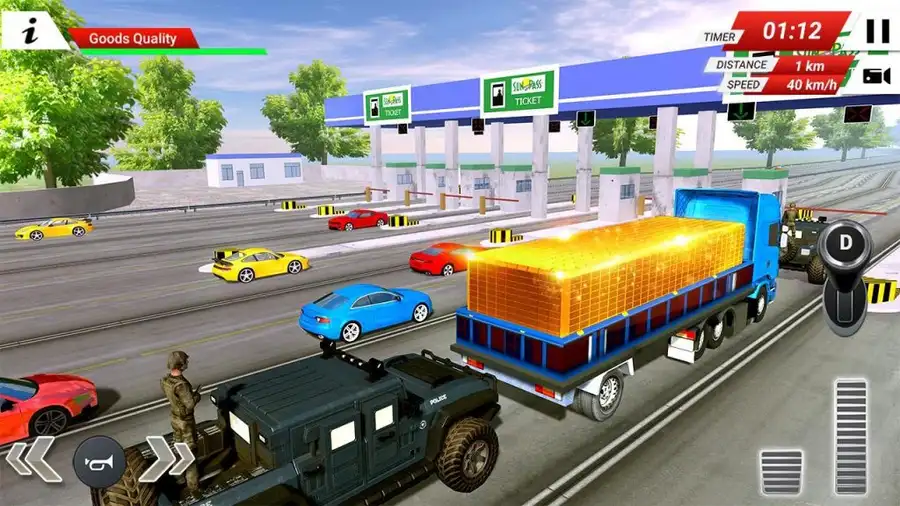 Gold Transport Truck Driver 2020 SellUnitySourceCode screenshot 2
