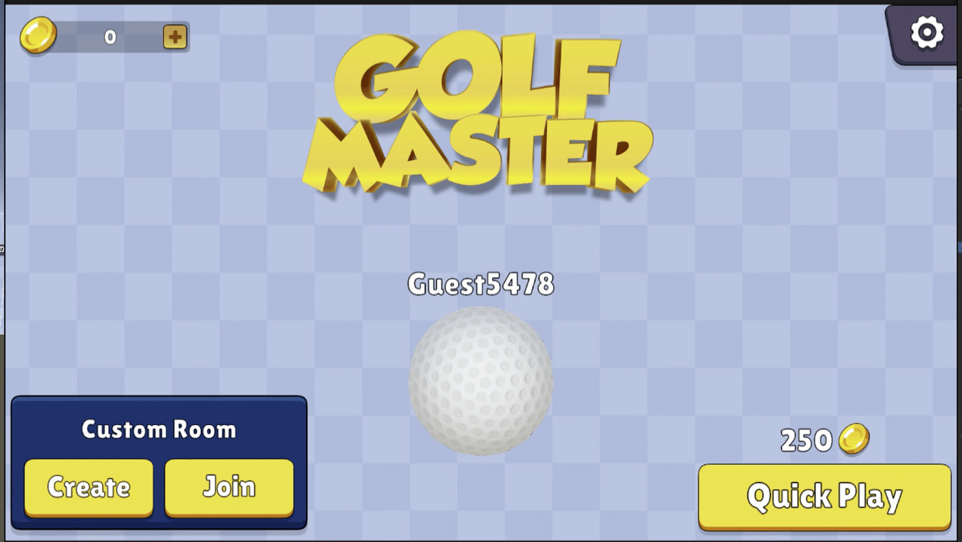 Golf Master – Multiplayer | Unity Source Code |